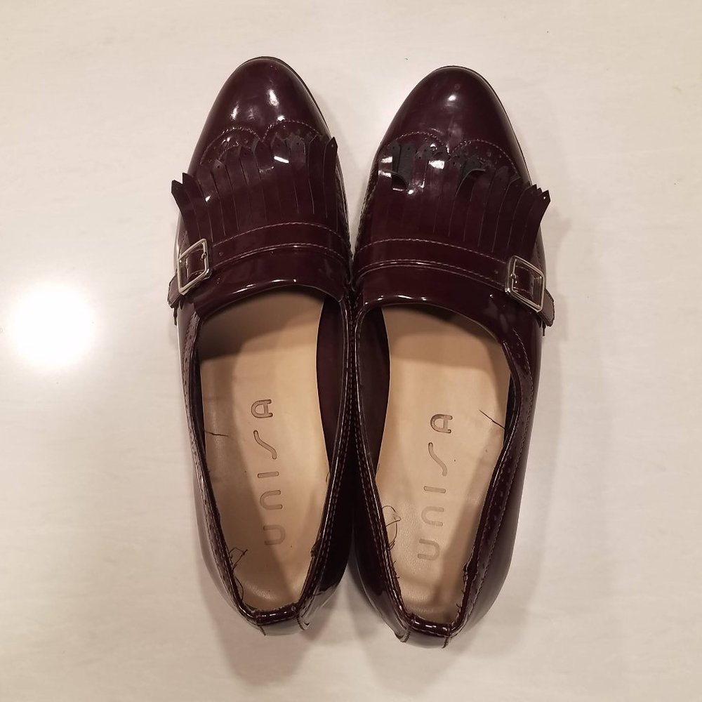 Maroon Unisa Loafers